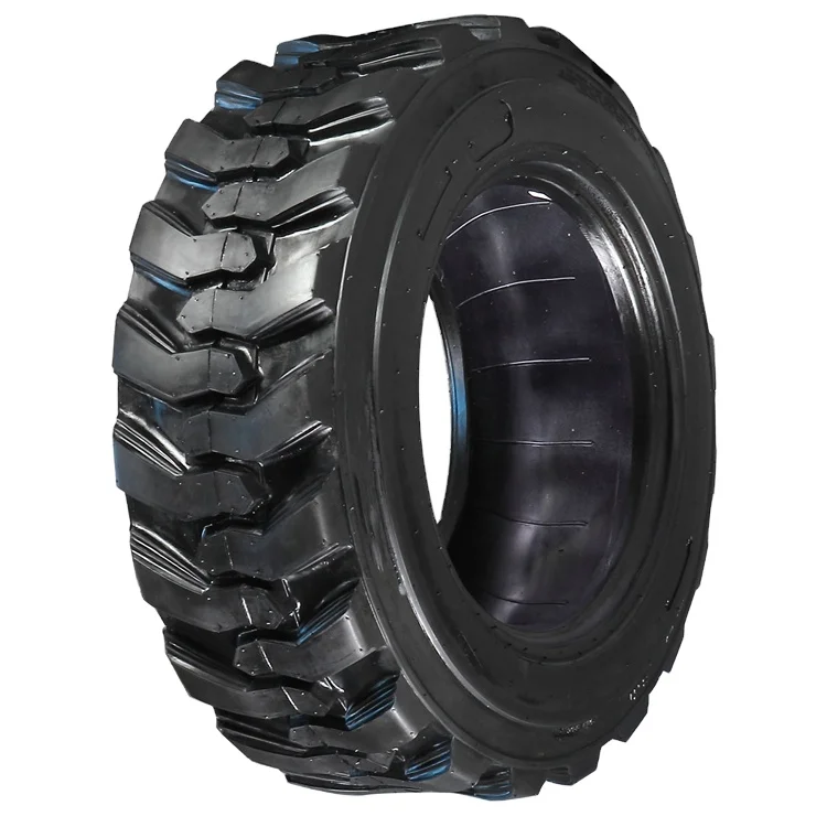 Good quality long usage life and good price tubeless strong sidewall skidsteer tires 12 16.5 Solid Tire