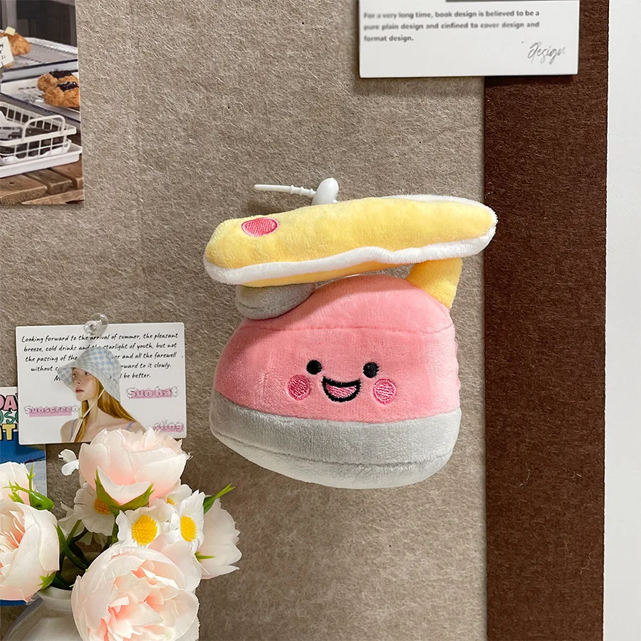 الكرتون الإبداعية الحديد دمية أفخم قلادة المفاتيح لطيف محاكاة الأدوات المنزلية الحديد أفخم دمية ظهره ديكور المفاتيح هدية #4