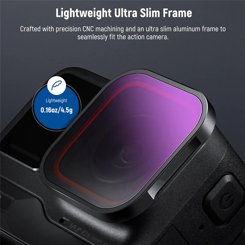 4 عبوات من فلتر PL طارد للماء ND16 ND32 ND 64 مجموعة مرشحات لكاميرا Insta 360 Ace Pro Action #3