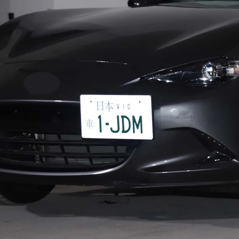 

Для Mazda MX-5 2016+ передний номерной знак, боковой прицеп, базовая рамка переднего номерного знака, сплав (японская версия), 31 см х 16,7 см