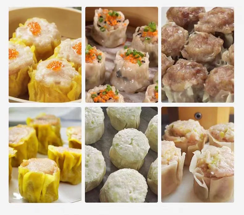 수직 반자동 산업용 일본식 샤오마이/슈마이/슈마이/샤오마이/샤오마이/시오마이 제조기 판매