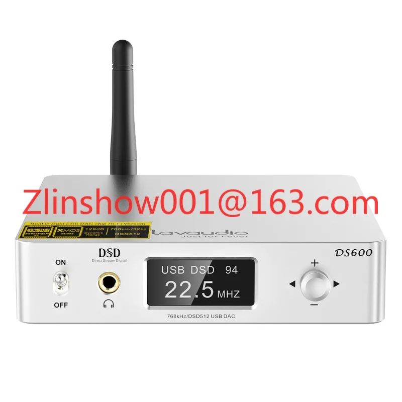 2ESS ES9038Q2M SABRE HiFi DAC Audio Bluetooth 5.0 Receiver LDAC Transmission Hi-Res USB Desktop Decoder