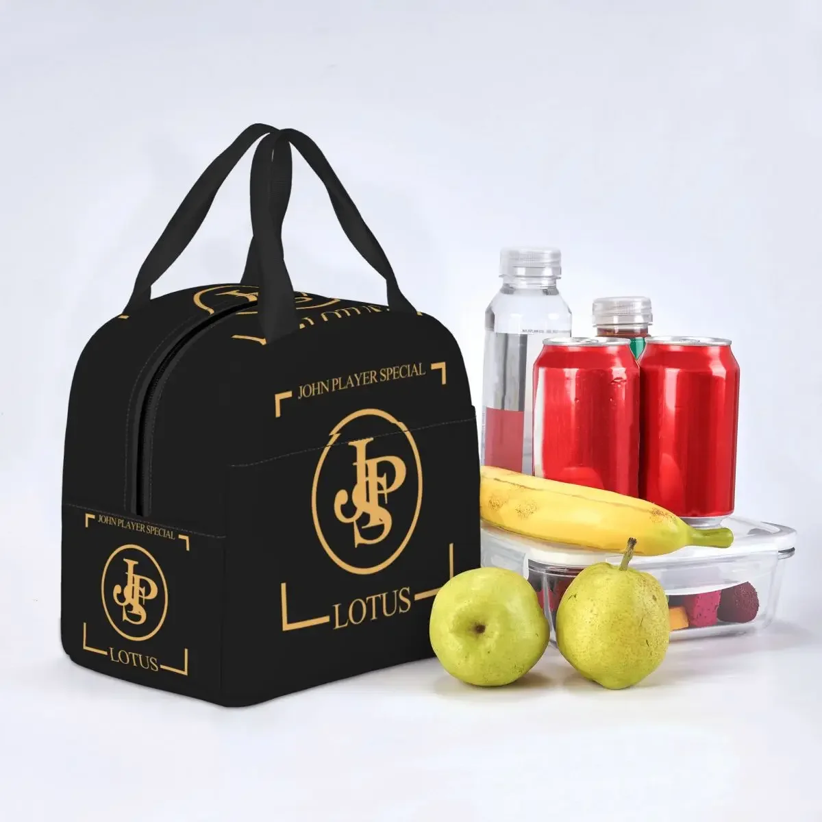 John Player Special Thermal Insulated Lunch Bag Women JPS Reusable Lunch Box for Kids School Multifunction Food Tote Bags