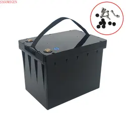 12V 30/50Ah 60Ah 80Ah 90Ah Lifepo4 Battery Storage Boxes Solar Cells Outdoor Power Supply Lithium Battery Storage Plastic Case