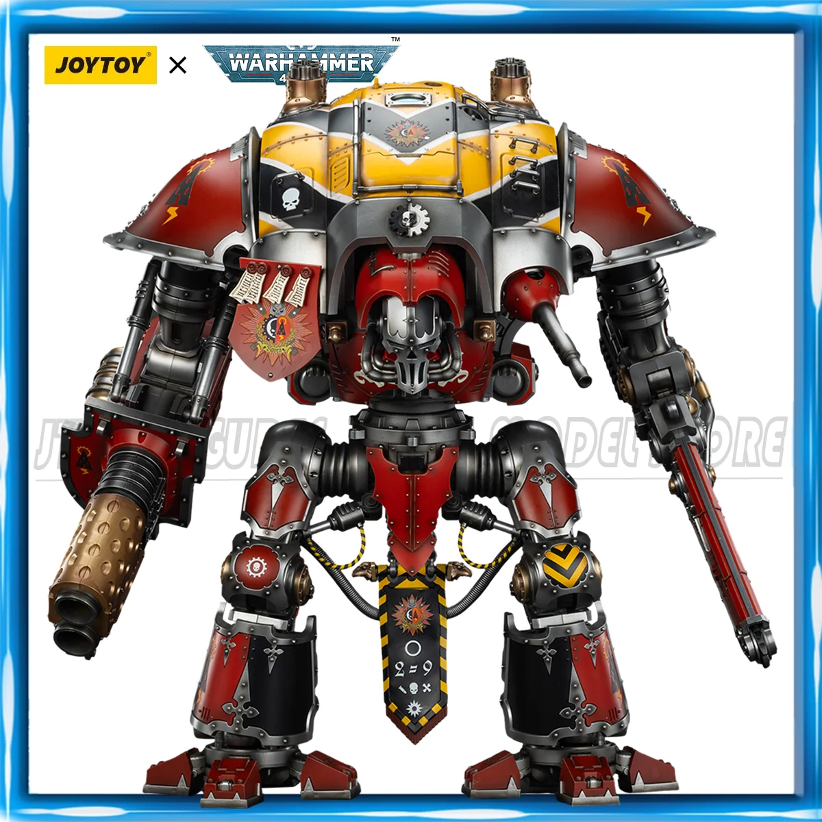 

JOYTOY Warhammer 40K 1/18 Imperial Knights House Raven Knight Errant Аниме Фигурки Игрушки Мех Модель