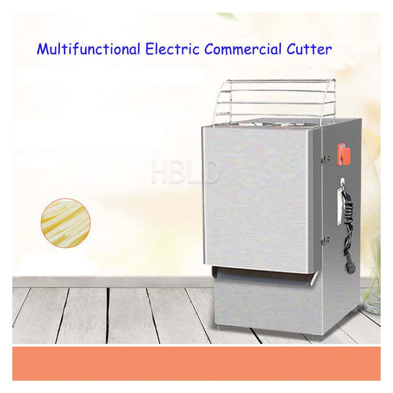Electric Fully Automatic Leaf Vegetable Cutting Machine Dicer for Potato And Radish Kitchen Food Prep Appliance