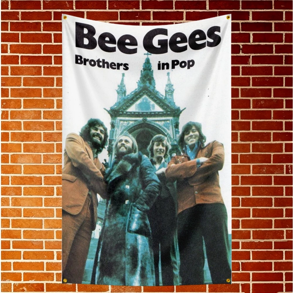 bee gees Flag Banner For Fan Cave Watch Party Tailgate Gathering Indoor Outdoor Backyard Home Festival Ornament Supply