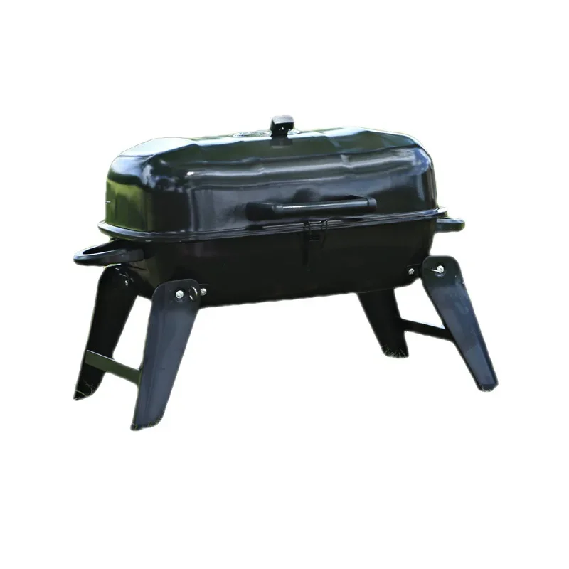 Outdoor Camping Portable Portable with Insulation Net Stew Grill Foldable Barbecue Stove Desktop Integrated