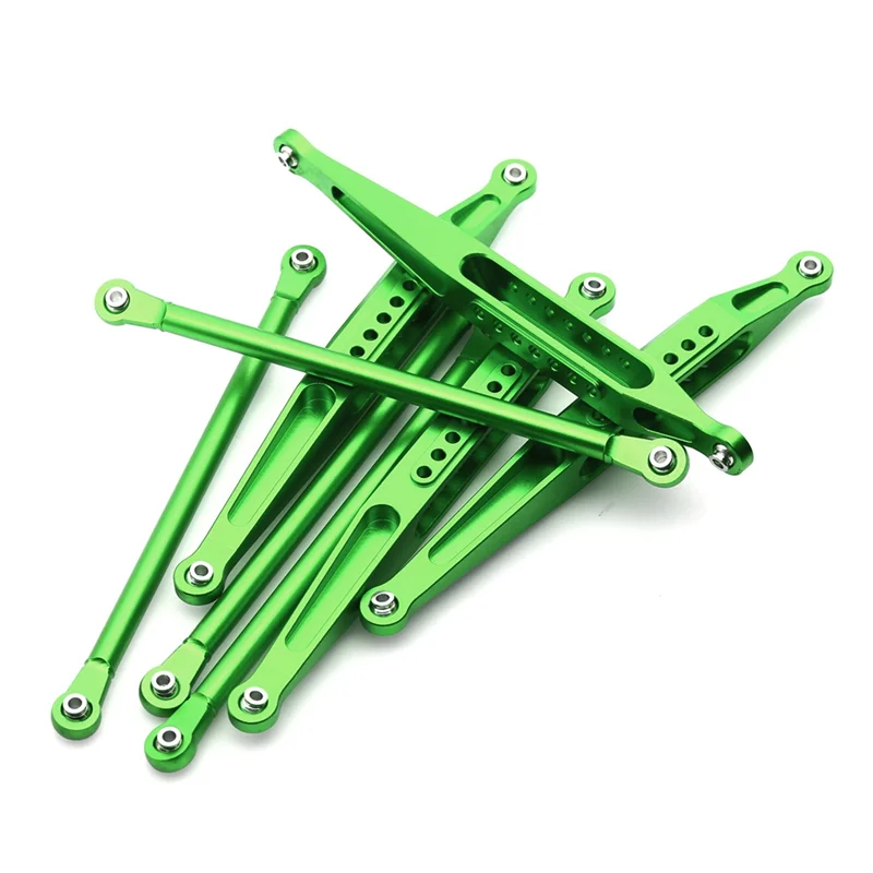 

ODIES-8Pcs Metal Front And Rear Chassis Link Set For Losi LMT 4WD Solid Axle Monster Truck 1/8 RC Car Upgrade Parts