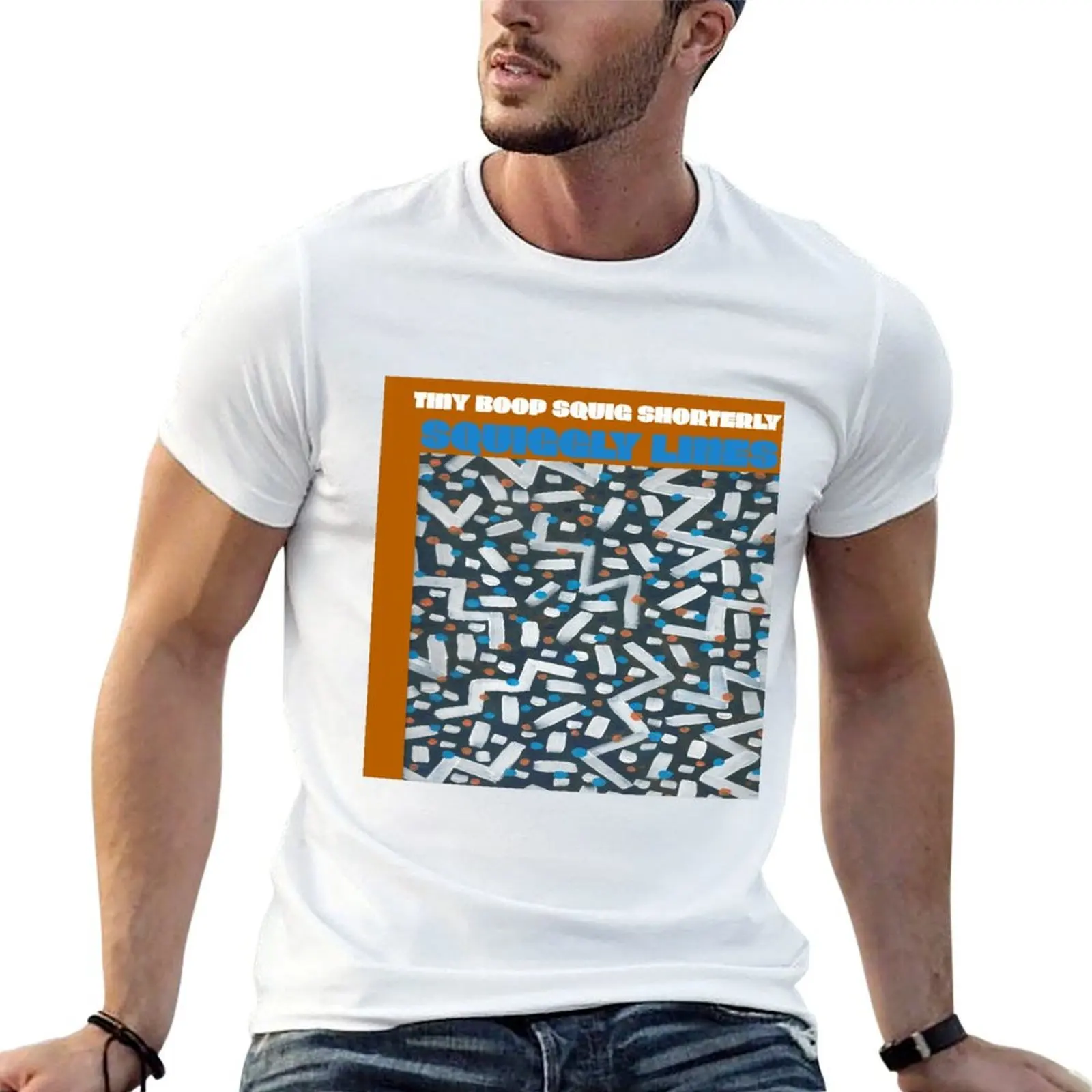 Tiny Boop Squig Shorterly Album Cover T-Shirt designer shirts customs mens clothes
