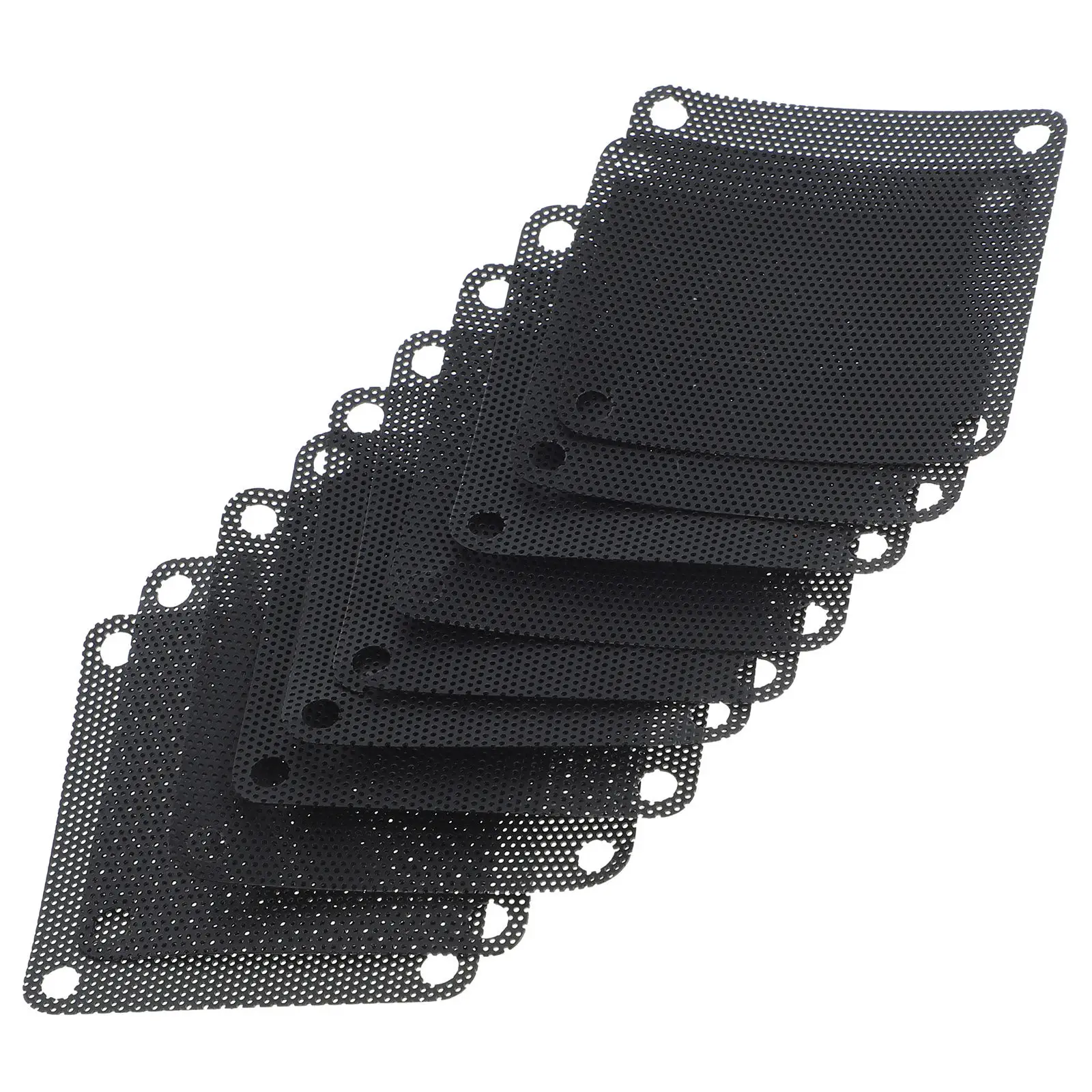 

10Pcs Pc Case Dust Filter Mesh Replacement Fan Covers Desktop Computer Cooler Filters Protective Mesh Fan Filter Covers