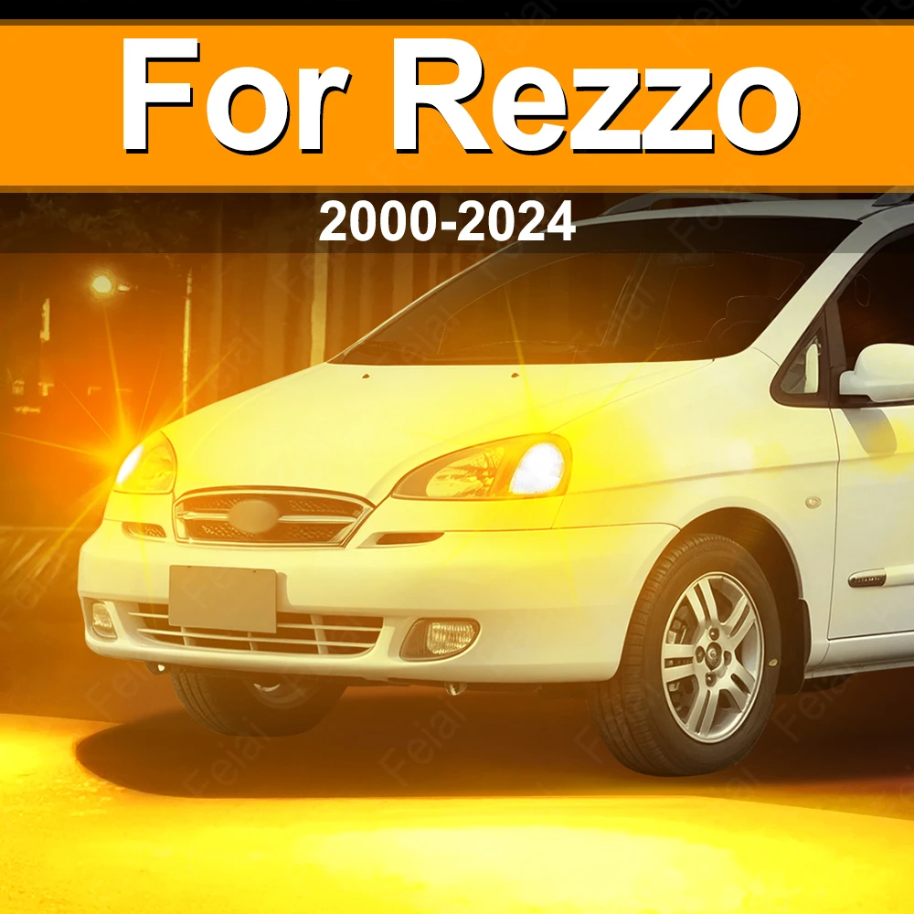 For Daewoo Rezzo Turn Signal LED Light Car Indicator Bulb Amber Rezzo Accessories 2000-2024 2008 2009 2010 2011 2012 2013 2014