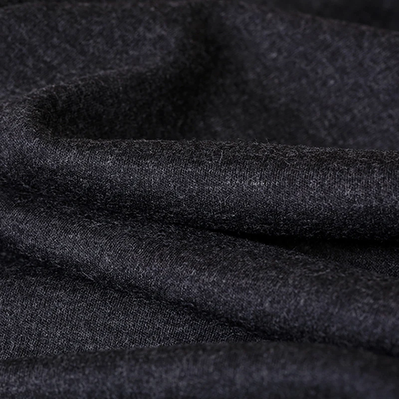 

475G/M Weight Mid-thick Grey Wool Cashmere Fabric for Autumn Winter Jacket Coat Stretch Wool Fabric 135CM Wide E1536