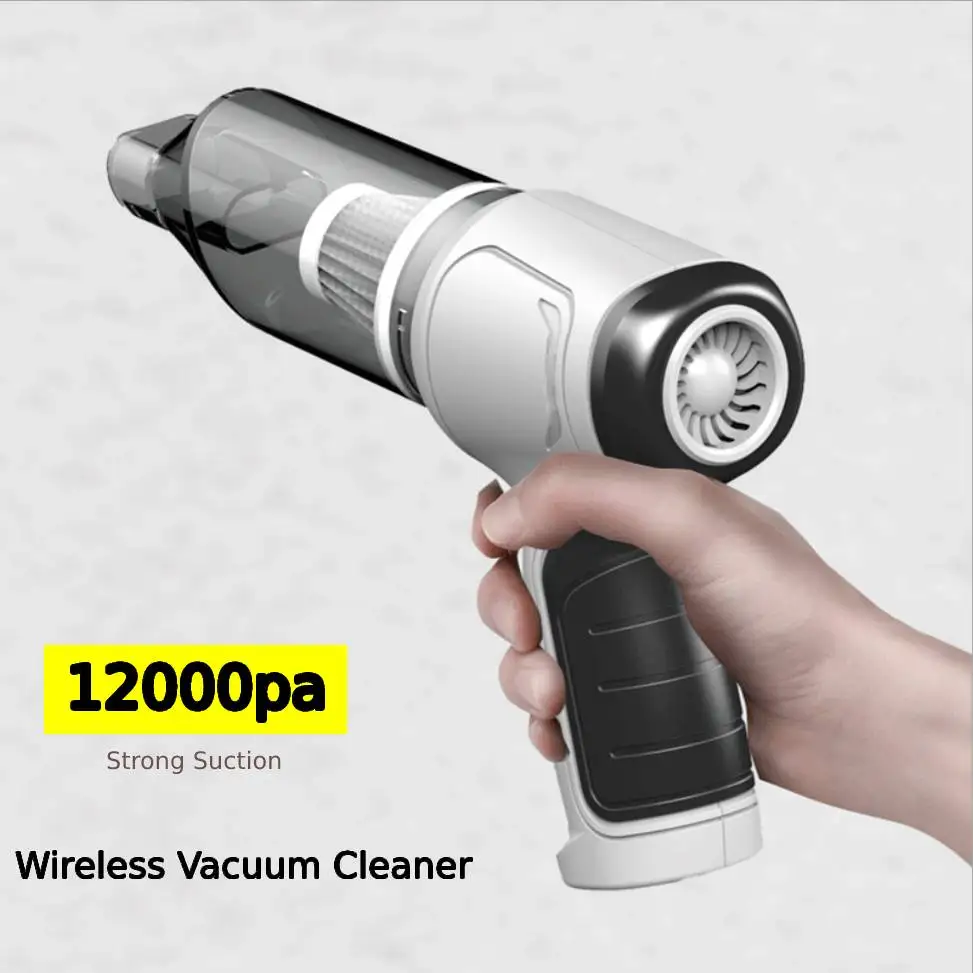 2023 New Brushless Vacuum Cleaner 12000pa with Air Blowing Function Portable Powerful Hand Brushless Wireless Car Vacuum Cleaner