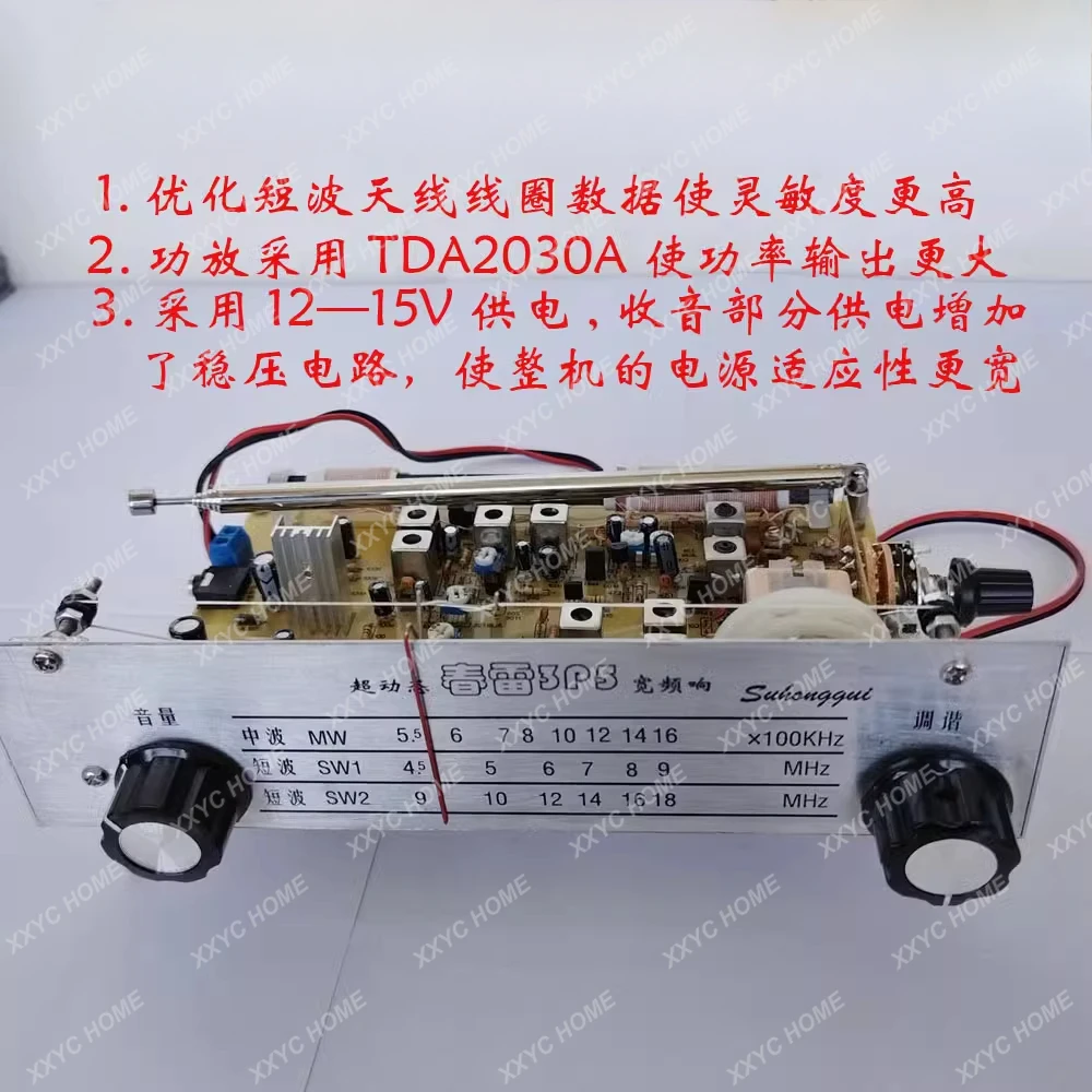 Ultra Dynamic Broadband Acoustic Tri-Band AM Radio Kit