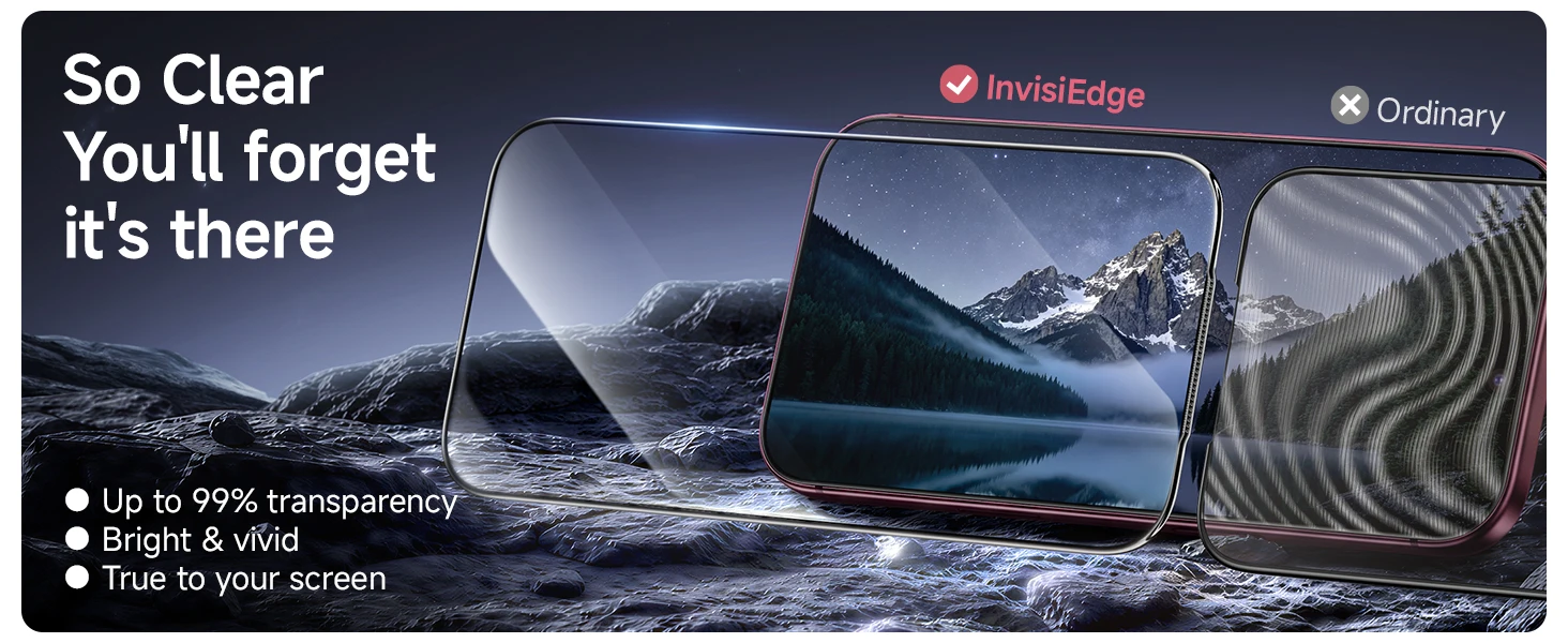 SmartDevil 3D Curves AR Displayschutzfolie für iPhone Duo 18 Pro Max Panzerglas für iPhone 18 Pro 17 HD Anti-Fingerabdruck – Detail 8