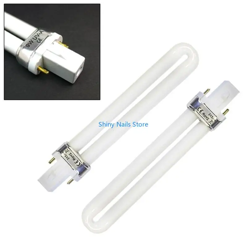 9W nageldroger UV -lampbuis gloeilbollen gel nagels kunstgeldroger vervangende uithardingsgereedschap