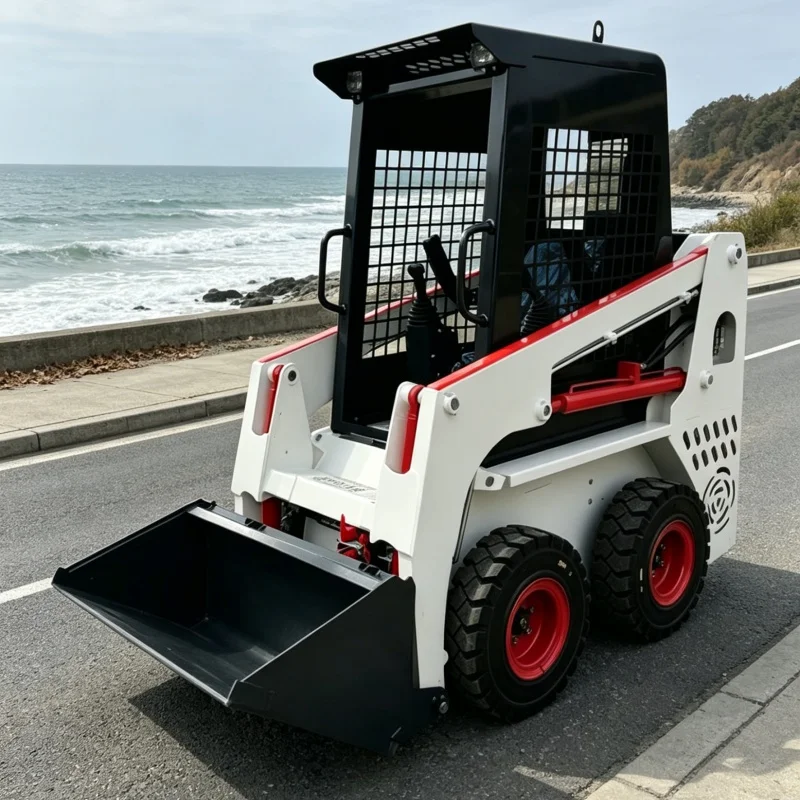 

Customized Mini Skid Steer Loader, Material Handling Loader, Skid Steer Loader, New Skid Steer Loader