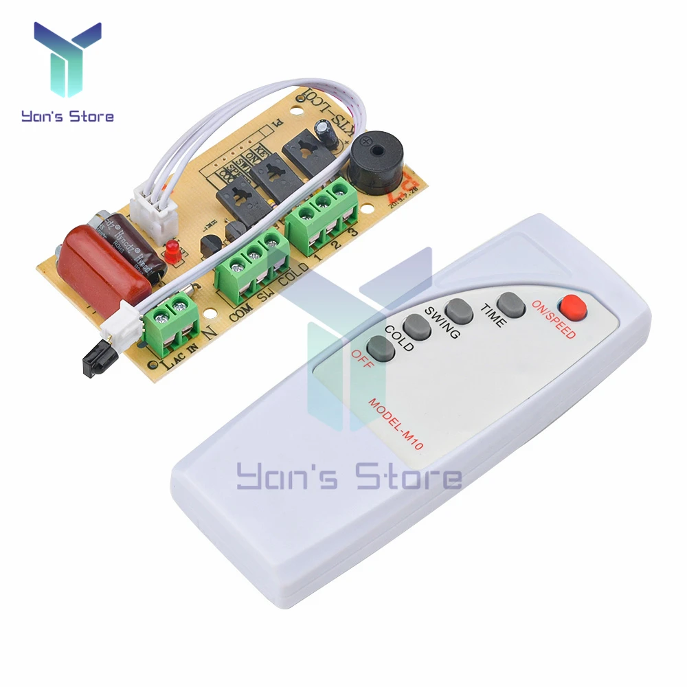 Painel de Controle do ar Condicionado com Controle Remoto Manutenção Universal Placa de Circuito Ventilador de Piso 300w