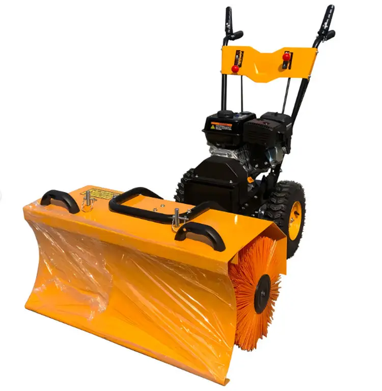 Durable Outdoor Snow Clearing Device Walk‑behind Snow Sweeper, Multi‑Scene Snow Blower for Residential And Small Commercial Use