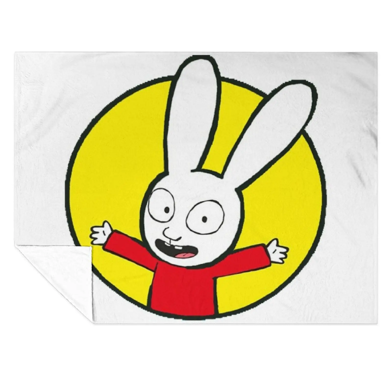 

Simon The Rabbit Throw Blanket Furrys Luxury Thicken Winter beds Bed linens Blankets