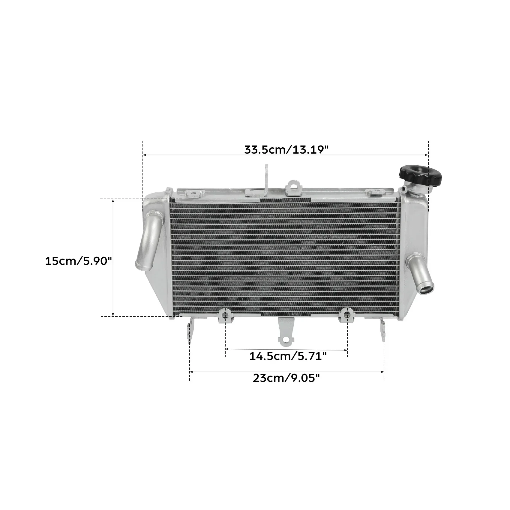 Refroidisseur de moteur de religions refroidissant pour le MT-25 de MT-03 de Yamaha 2016-2023 accessoire d'accessoires de moto