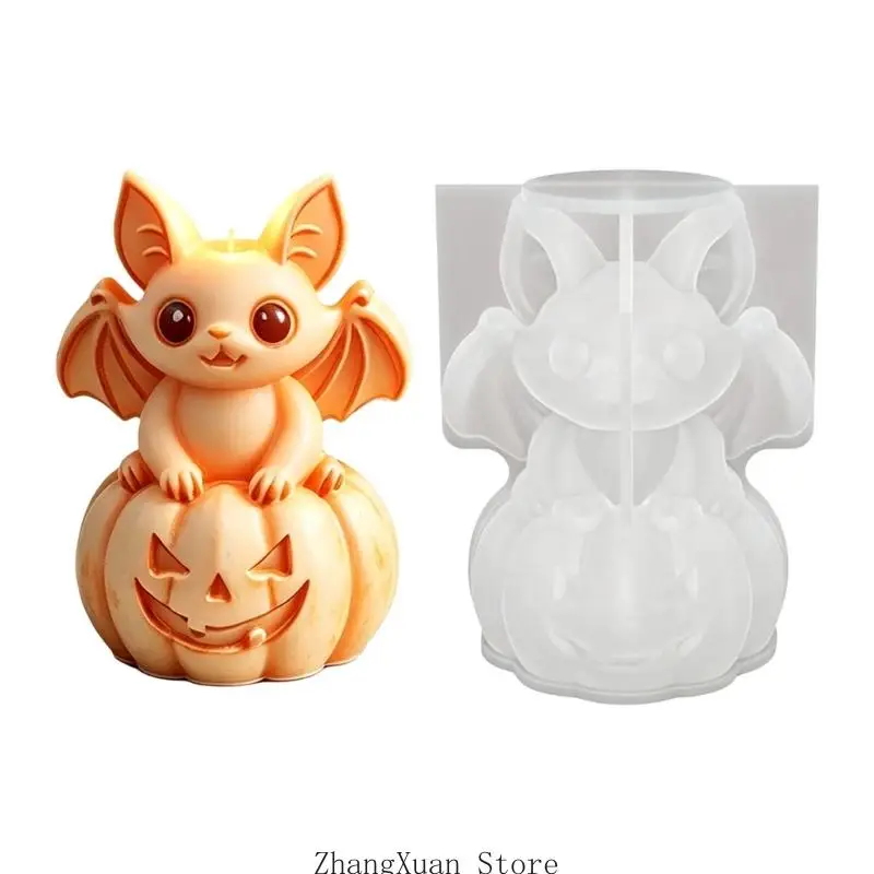 Heim-Bastelform für die Präsentation von Halloween-Charakteren und Kerzenseife, weiche Silikonform für die Geschenkherstellung – Detail 8