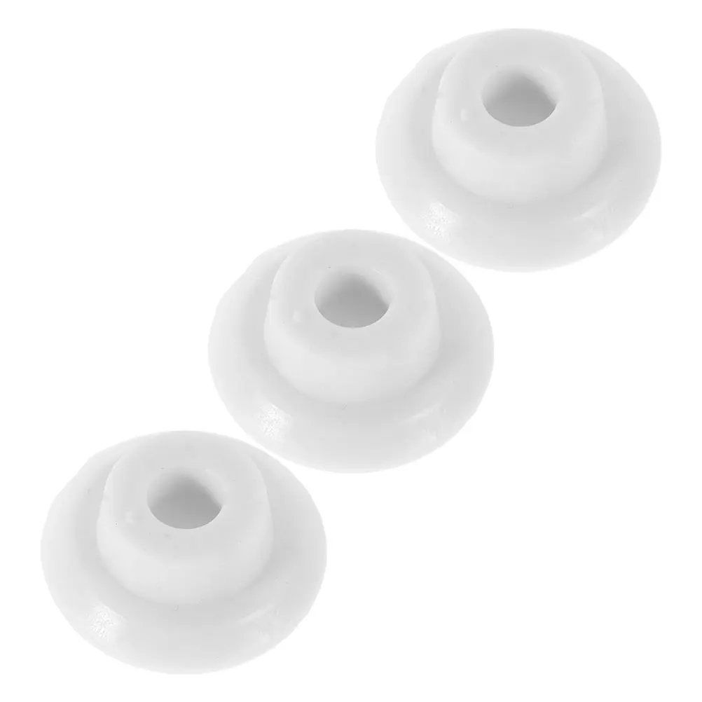 

3 Pcs Freezer Drain Plug Refrigerator Hole for Refrigerators Accessories White Rubber