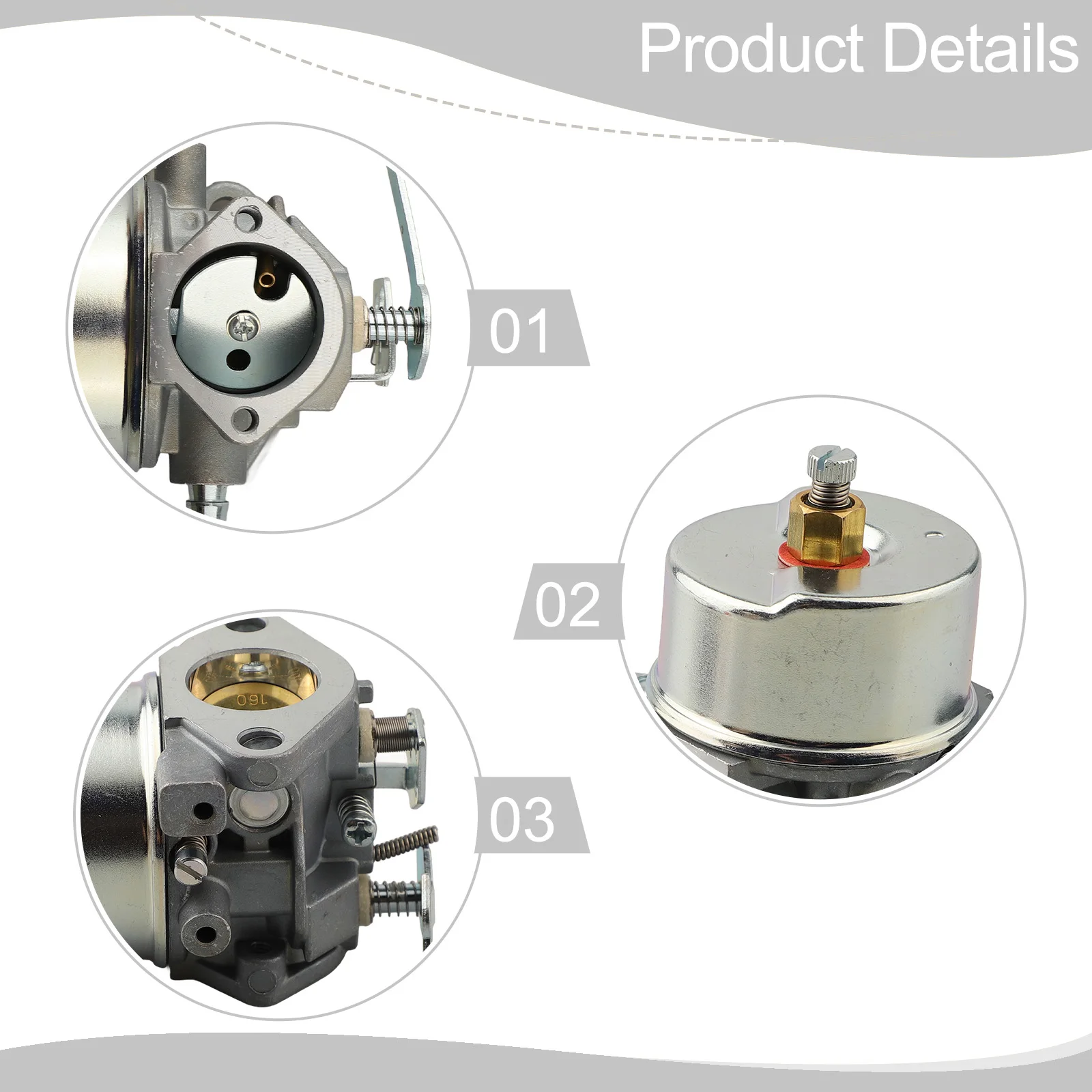 

Replacement Carburetor Parts for Tecumseh 632242 632325 HM100 Fits Multiple For Hhm80 Horizontal Engine Models
