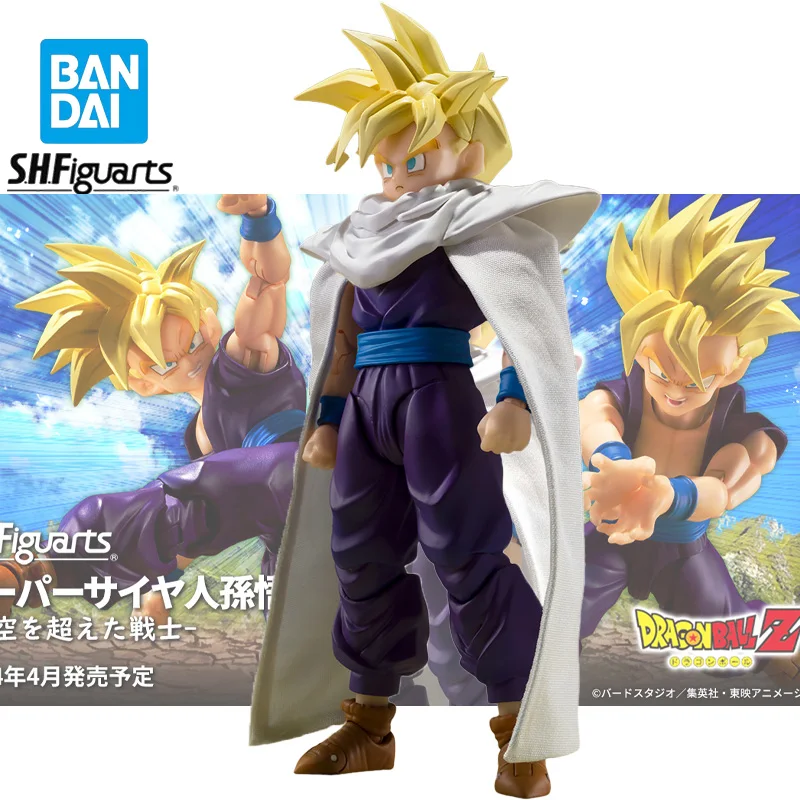 

Original Bandai S.H.Figuarts Dragon Ball Super Saiyan Son Gohan Action Figure PVC 11CM Collectible Model Statuette Ornament Gift