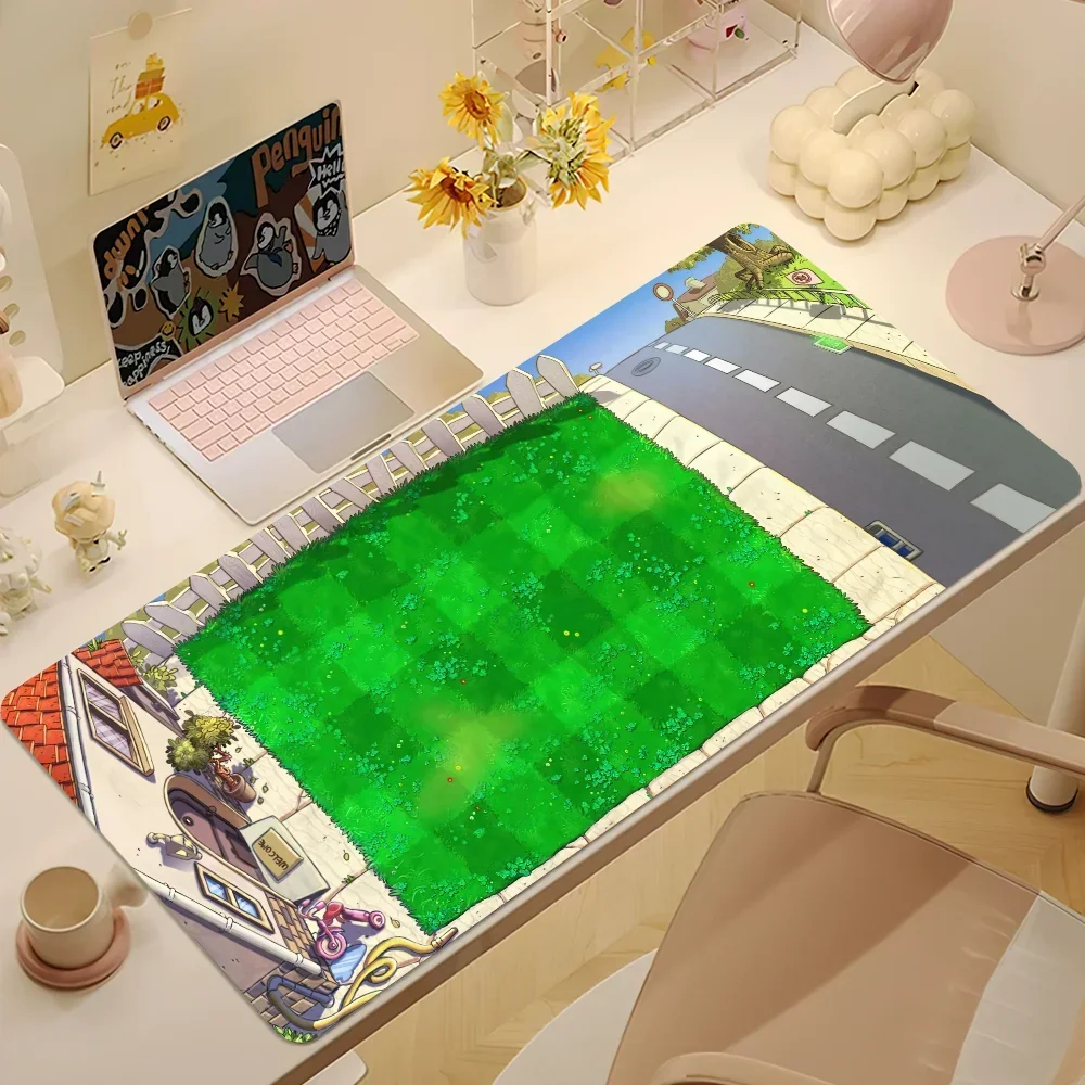 CIFBUY Plants vs Zombies Replanted Maps Mouse Pad Non-slip Thickened MousePad Large Writing Office Student Gaming Cushion