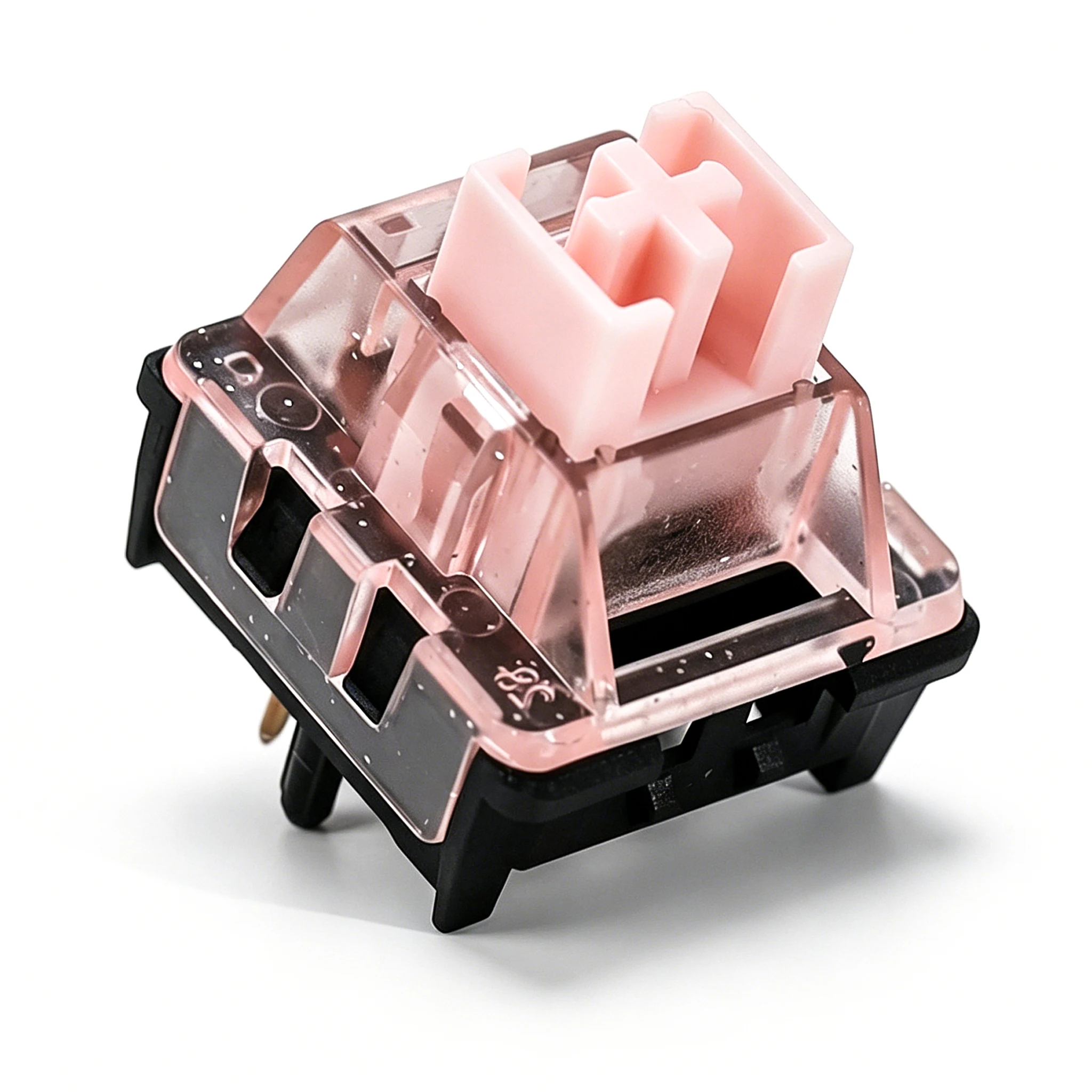 KBDiy Night Sakura Schalter Glitzer Pink 30gf 5-Pin Linear Creamy Switches POM PC für Custom DIY 60% Gaming Mechanische Tastatur – Detail 5