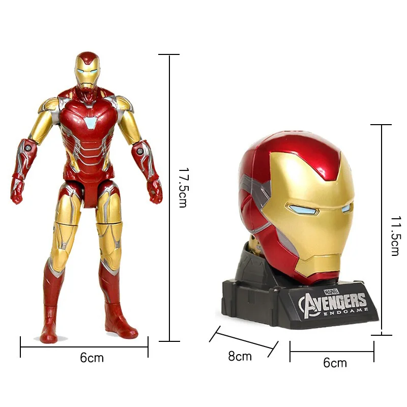 Disney SpiderMan Avengers figura deformada Iron Man Capitán América Ant-Man War Machine Action marvel legends collection, regalo para niños