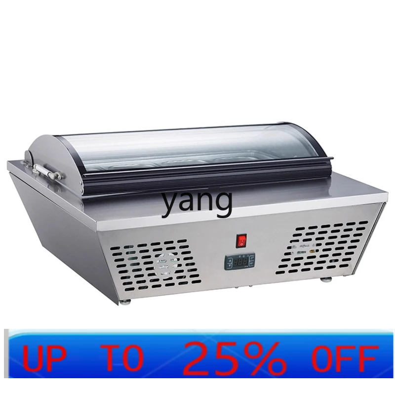 cx Refrigerated Cabinet Direct Cooling Display Cabinet Commercial Fruit and Vegetable Salad Cold Vegetable Sel