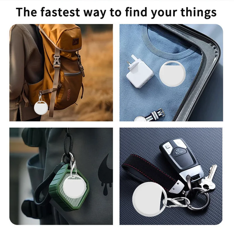 Smart Tag GPS Bluetooth Location Tracker Mini Smart Locator Work With IOS Find My APP Anti Lost Device For Key Pet Wallet Finder