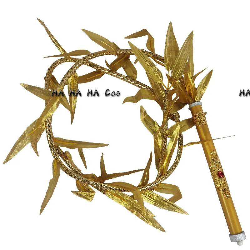 DY20Erha And His White Cat Master Chu Wanning Mo Ran Cosplay Wig Anime Accessories Prop Pendant Handkerchief Ear Headwear Hallow