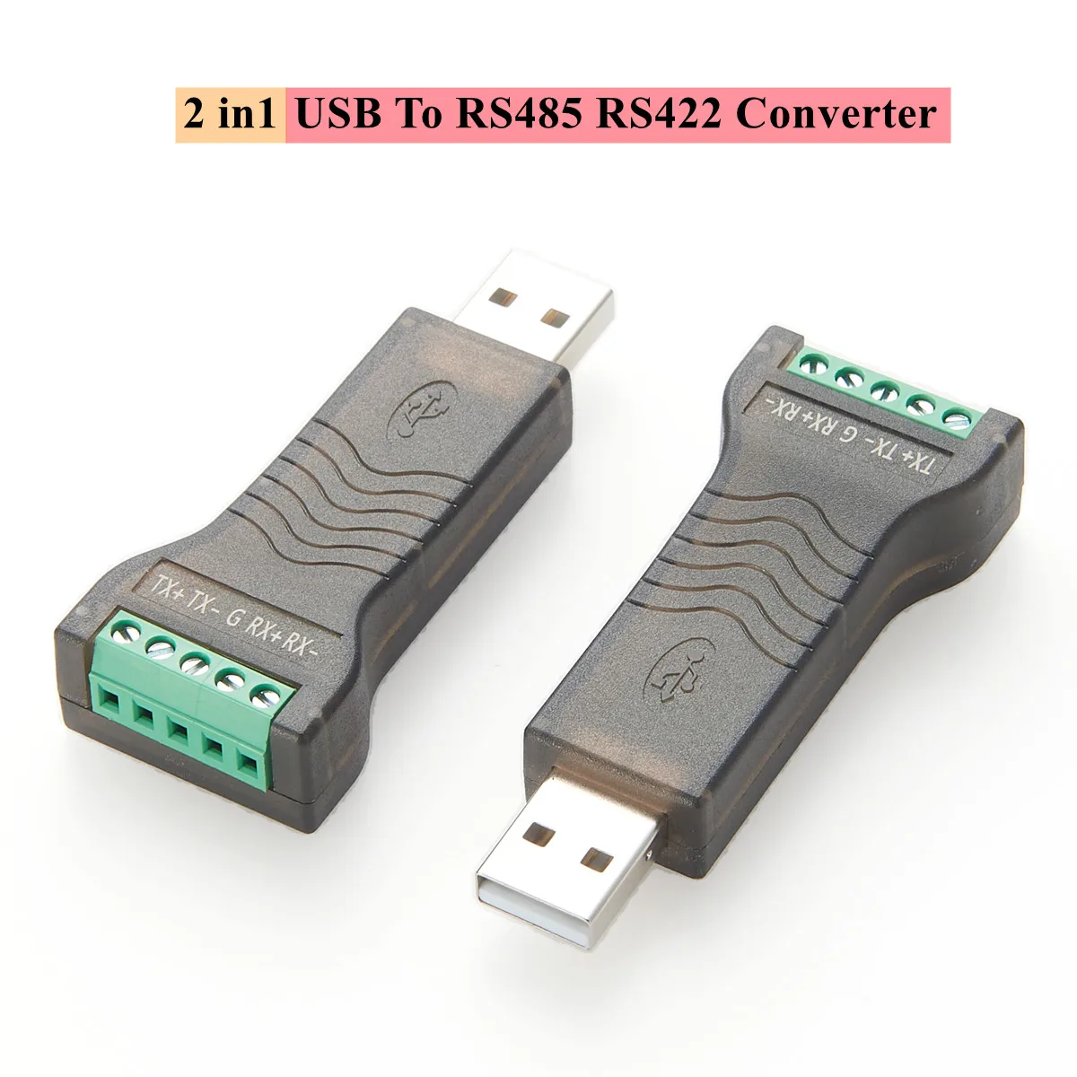 

USB to RS485 RS422 Serial Adapter with FTDI Chip FT232 5Pin Terminal Block Converter Industrial USB To RS485 Converter