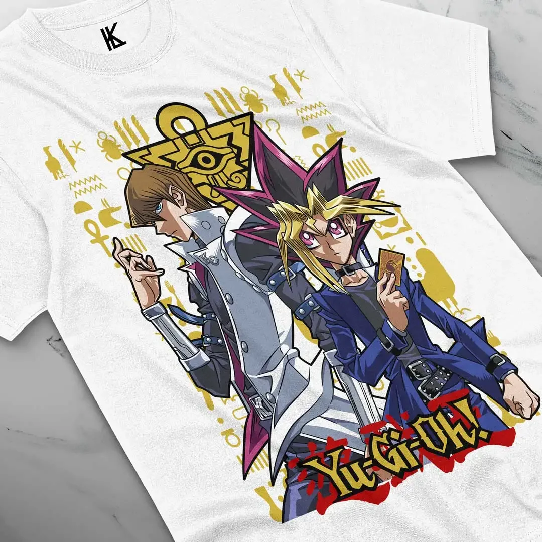 Kaiba Yugi Yu-Gi-Oh T-Shirt Anime Soft Tee Shirt Yami Seto Atem All Sizes Unisex Cotton