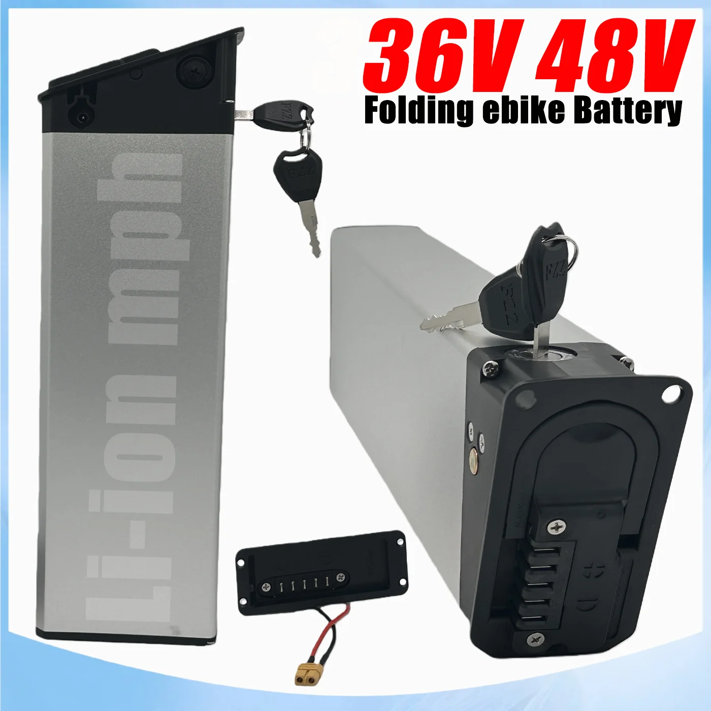 

high quality Fold 48V&36V Battery 10.4AH-21Ah 18650 high-capacity Liion battery pack For 750W 250W 350W 450W 500W 1000W motors