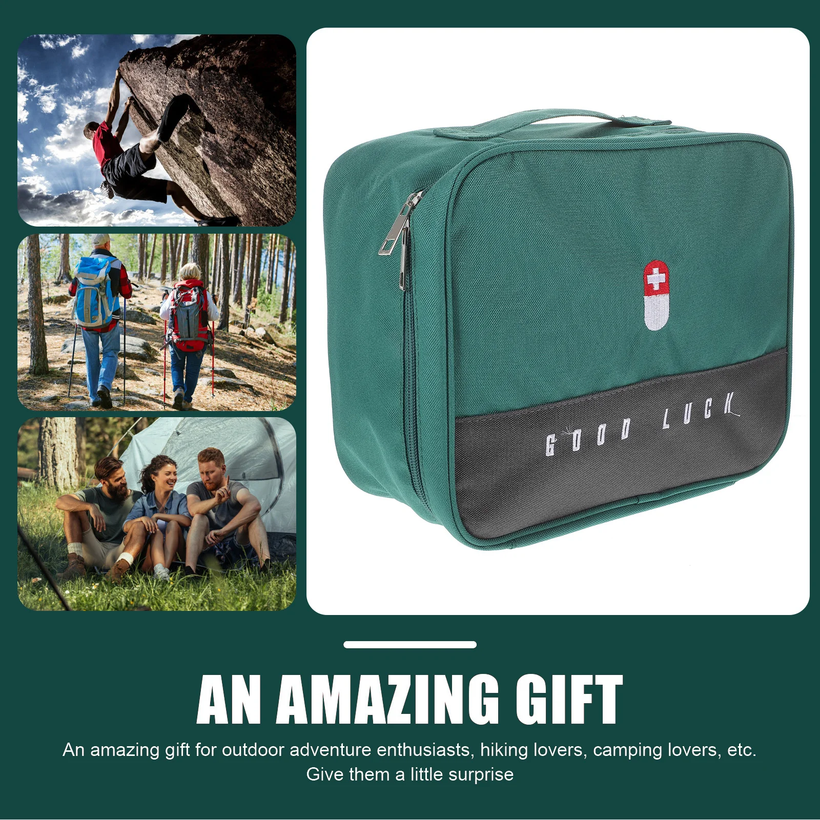 حقيبة الإسعافات الأولية المحمولة الطبية المنظم متعددة الشبكات الطب المنزلي حقيبة التخزين السفر في الهواء الطلق الطب الحقيبة مقاوم للماء #2