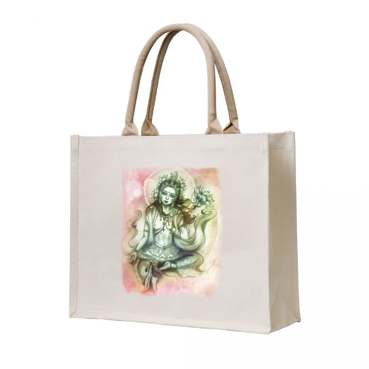 

Green Tara Tote Bag reusable shopping bag hand bag tote men