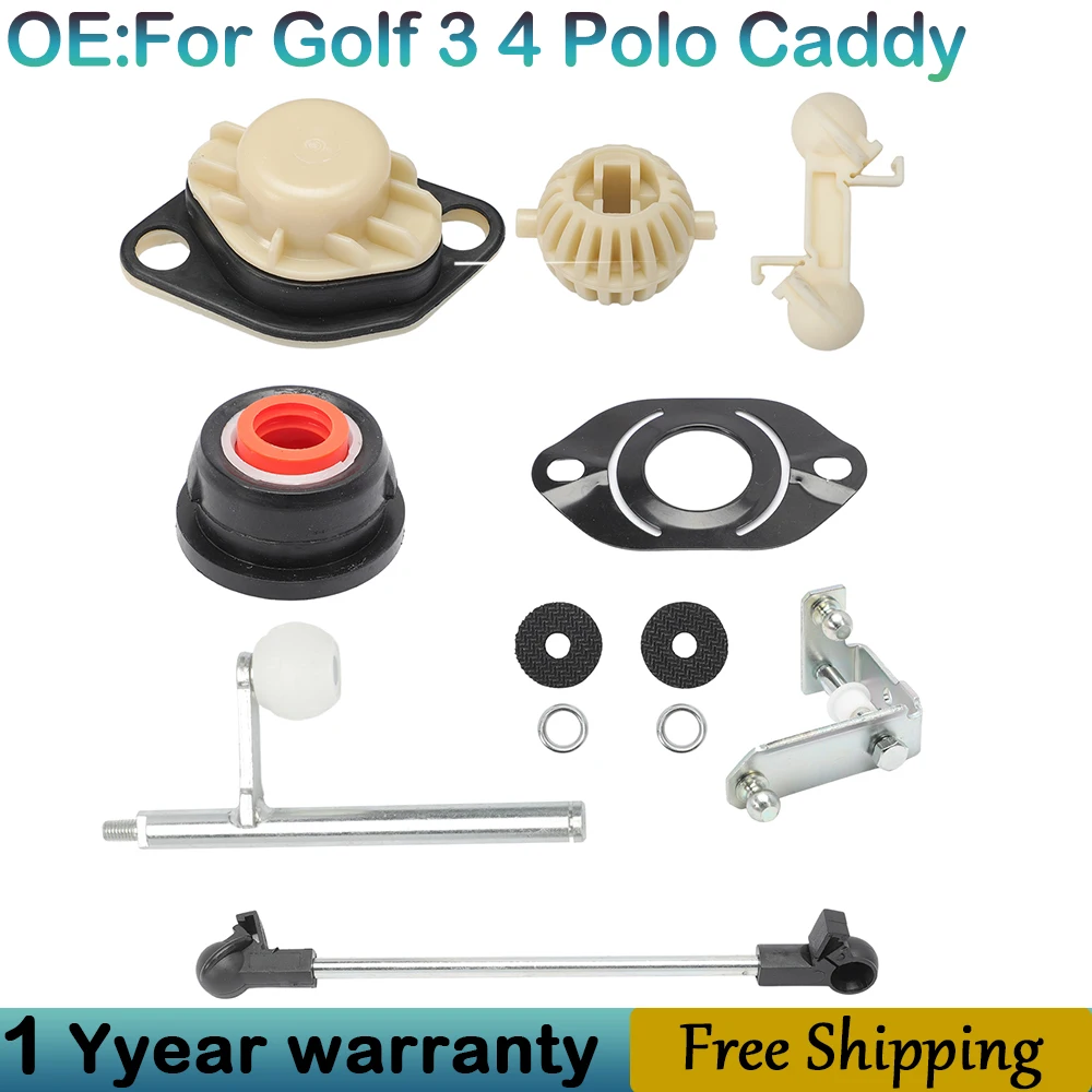 

12PCS For VW Golf 3 4 Polo Caddy Vento Skoda Seat Cordoba Gear Lever Repair Kit Rod Bearing Gearbox 1H0798000 1H0711173