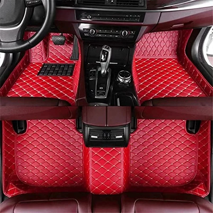 

Custom Car Floor Mats for 98 Vehicles Including SUVs and Sports Cars Full Coverage AllWeather Protection with NonSlip Leather S