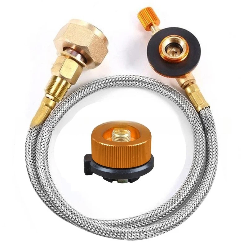 Клапан сброса давления, газовый адаптер, соединитель бака с плоским баллоном для приготовления пищи на открытом воздухе, снаряжение для пикника и кемпинга