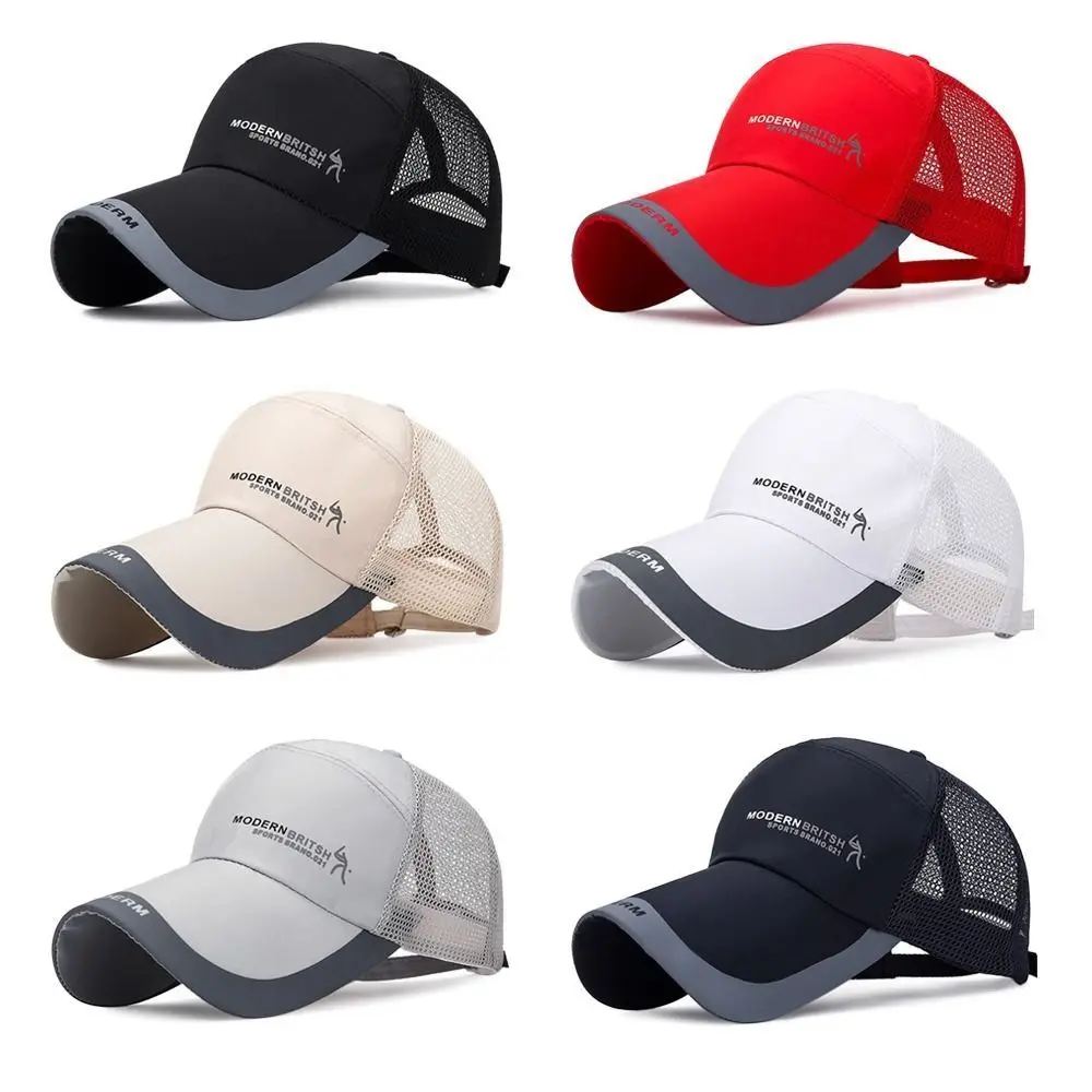 Lässige, verstellbare Sonnenhüte aus Baumwolle, schnell trocknend, Sonnenschutzhut, Baseballkappe für Damen