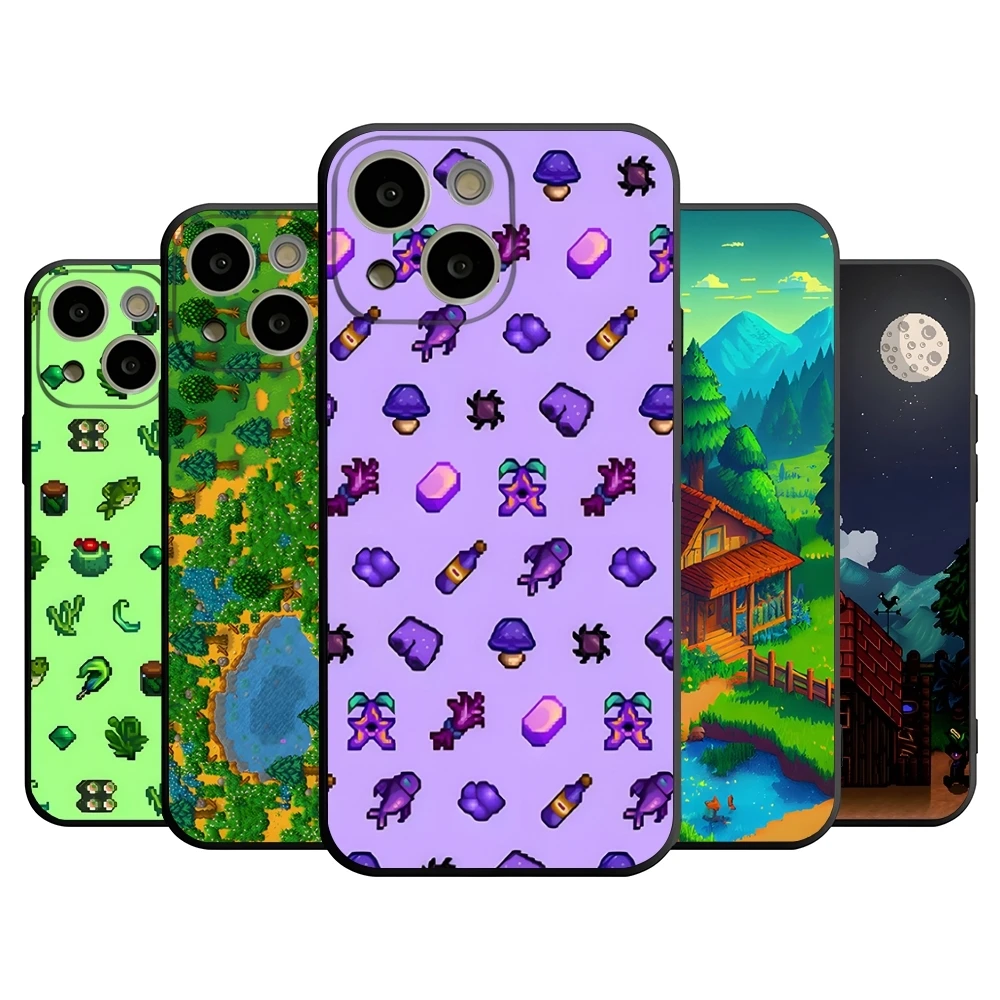 Simulation Game Stardew Valley Phone Case For 14 Pro Max For Apple Iphone 16 15 Po Max 12 Mini 11 13 Pro Xr X Xs 8 7 Plus Cover