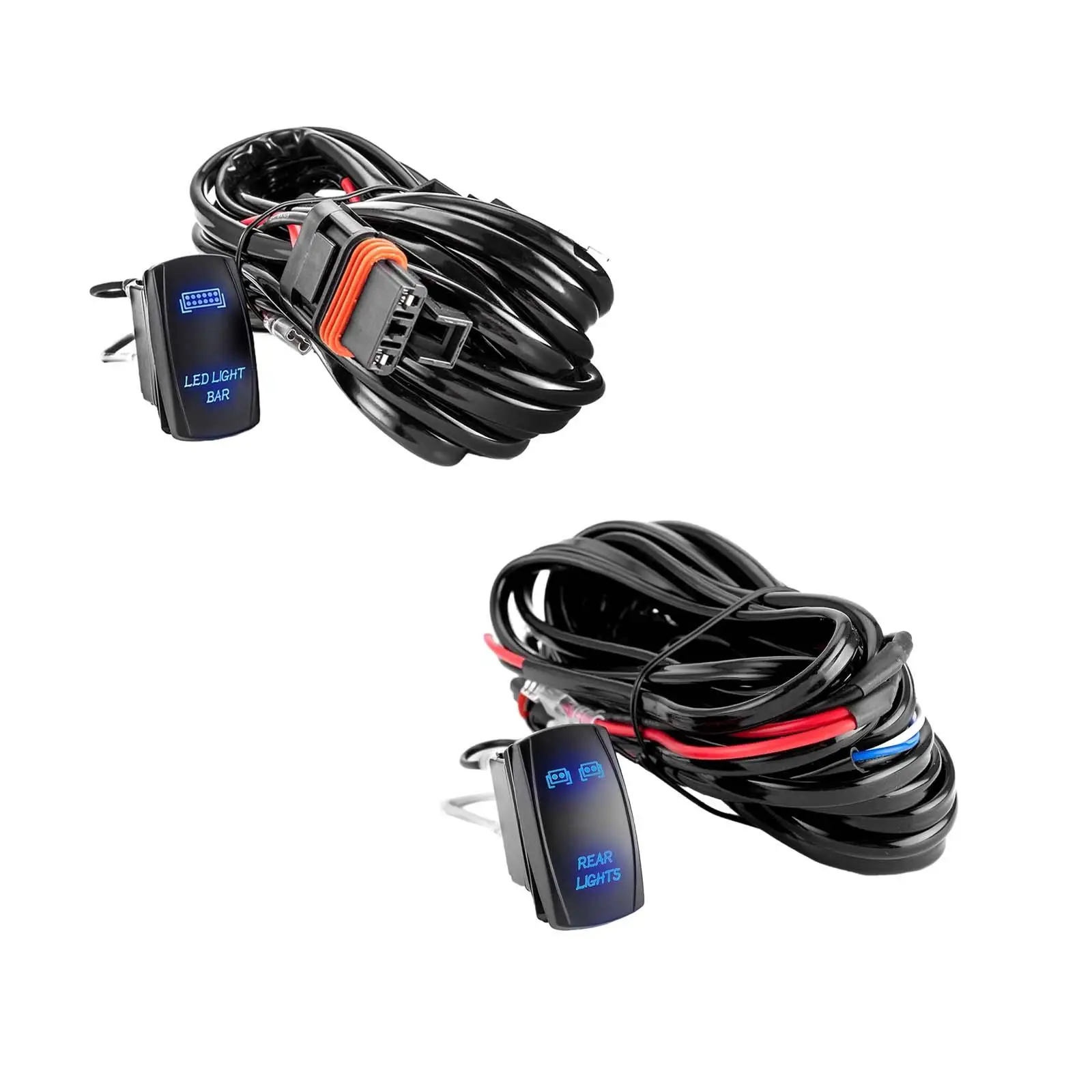 

300W Plug & Play LED Light Bar Wiring Harness Kit for Ship RV Trailer