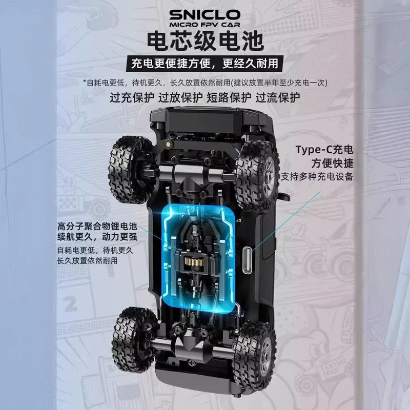 Sniclo มินิจําลองปีนเขา Fpv รีโมทคอนโทรลรถ Rc 4wd วันเกิดเดสก์ท็อปของเล่น Off Road รถ Enano ของขวัญวันเกิดของเล่นของขวัญ