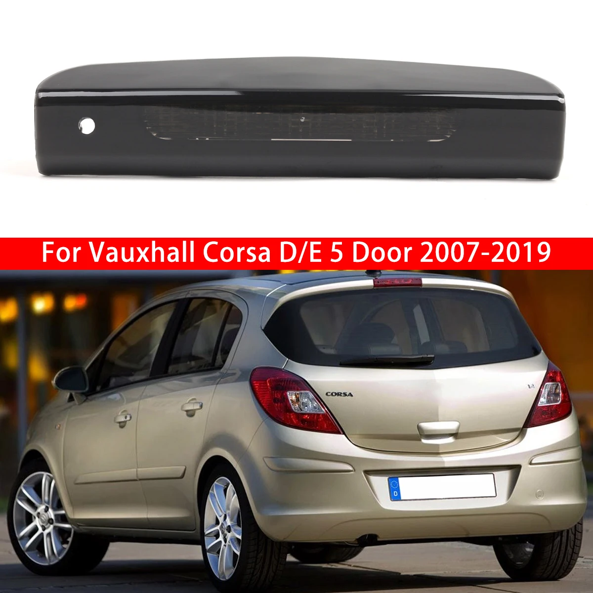 

13188045 Brand New High Level 3rd Brake Tail Light Stable performance, high reliability For Corsa D E 5-Doors 2006-2019
