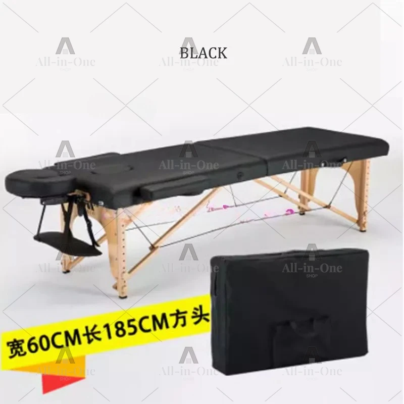 Professional carry on massage beauty bed, folding massage SPA bed, custom beauty salon, thickening treatment table